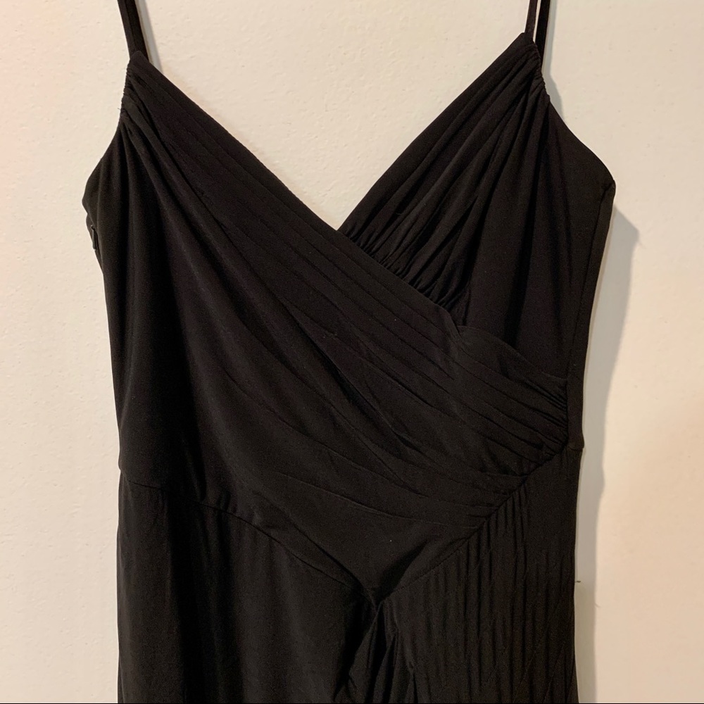 BCBGMaxAzria Asymmetric Drape Maxi Dress - Size XS